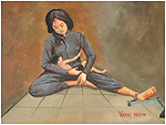 Vann Nath painting, Mother and Child of the Genocide