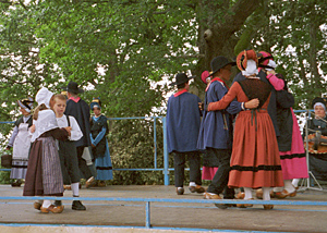 Visitors to the thousand-year-old Chambérat fair are greeted by the traditional dance of Auvergne, the Bourrée. It was introduced to the French...