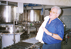 Yves explaining how to make Chambérat. The French love for cheese is so great that the tour group hangs on his every word.
