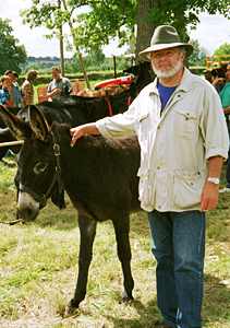 My ploy works. No donkey. I bought a hat instead. It's pure wool, cost 25 bucks--and I don't have to feed it.