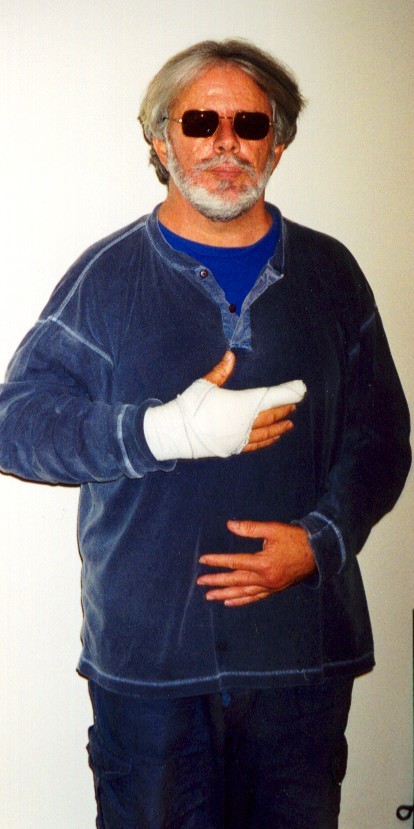 September 20, 2000--an hour after I was discharged from the hospital. Claude says I look like a Mafia guy whose "hit" went disastrously wrong. After...