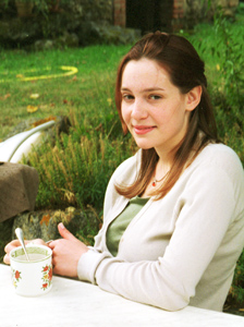 Ariane before leaving for the university. She already has an apartment in Paris and an Italian boyfriend. Not bad for a first-year law student.