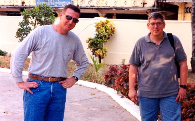 Tom Munroe (left) and Joe Fraley of the U.S. Defense Intelligence Agency. We had a "full and frank exchange of views," as the diplomats say, one...