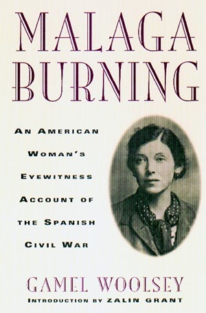Malaga Burning by Gamel Woolsey, book cover
