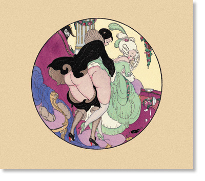 Gerda Wegener aquarelle, plate 1 of 12