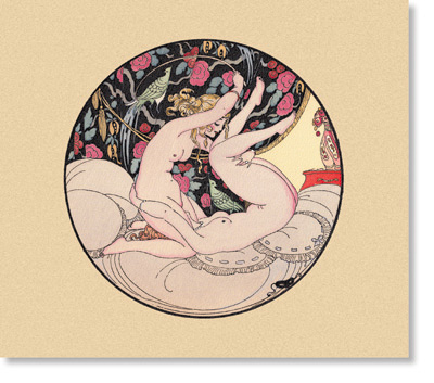 Gerda Wegener aquarelle, plate 2 of 12