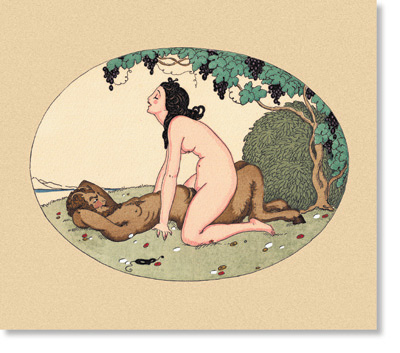 Gerda Wegener aquarelle, plate 3 of 12