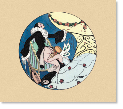 Gerda Wegener aquarelle, plate 5 of 12