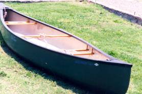 Colby's canoe. It was filled with so much sand that Kevin Akers was suspicious.