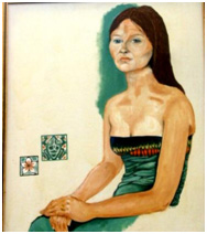 When Louise did my wife's portrait, she painted her own sadness onto Claude's face.