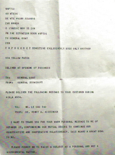 Typed letter