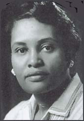 A woman, black and white portrait