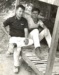 Nguyen Tong & Zalin Grant in Cambodia 1970